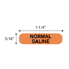 Nevs Normal Saline 5/16" x 1-1/4" Flr Orange w/Black N-2544